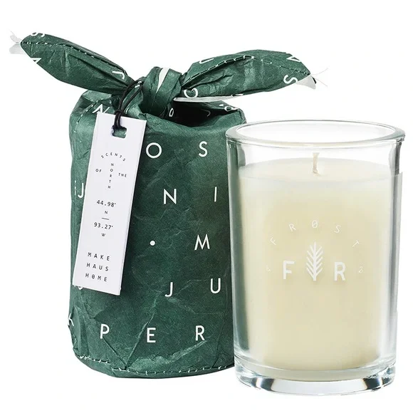 NWT Illume Frost & Fir Juniper Moss Bundled Glass Candle - Picture 8 of 15